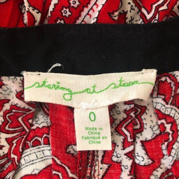 UO Staring At Stars Palazzo Wide Leg Pants paisley - Picture 6 of 8